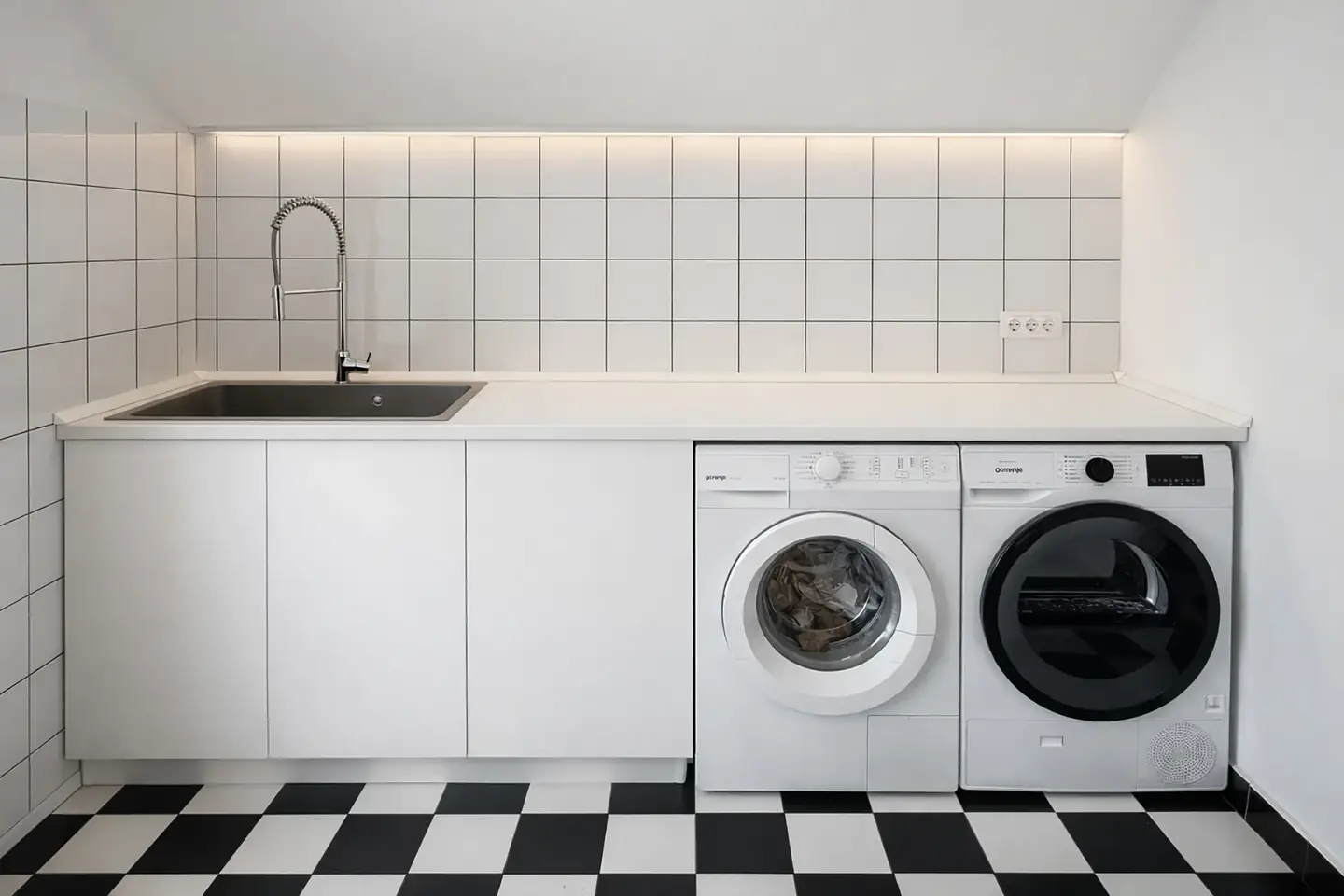 Laundry room interior