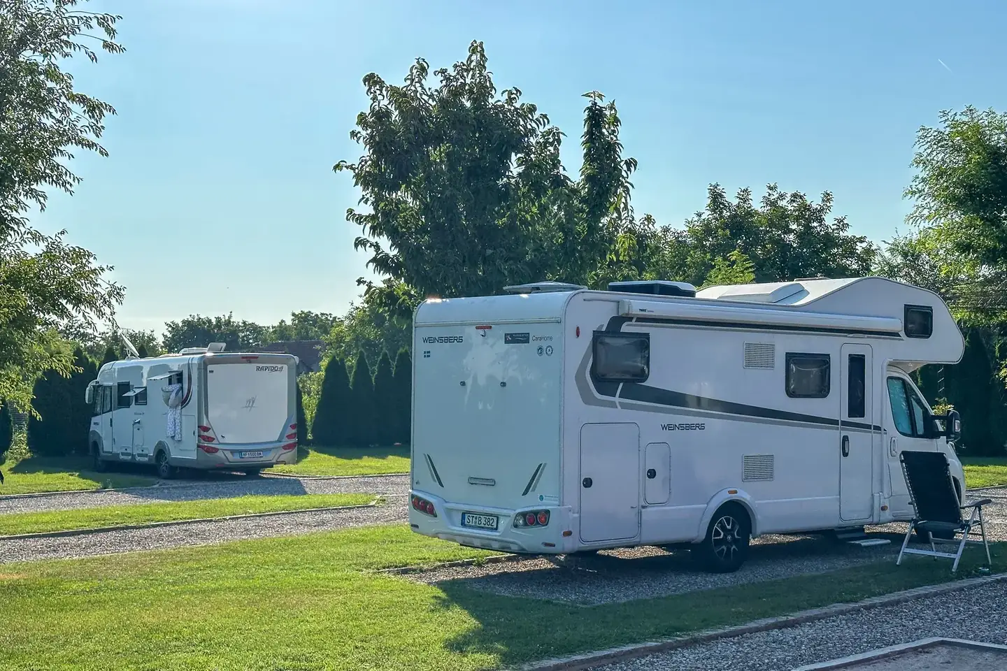 Camper awning outdoor living