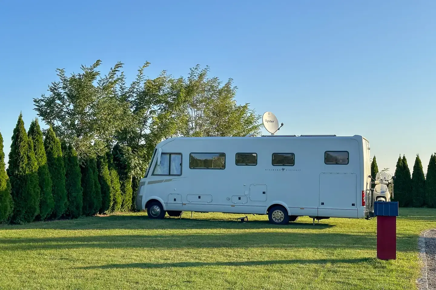 Large motorhome pitch