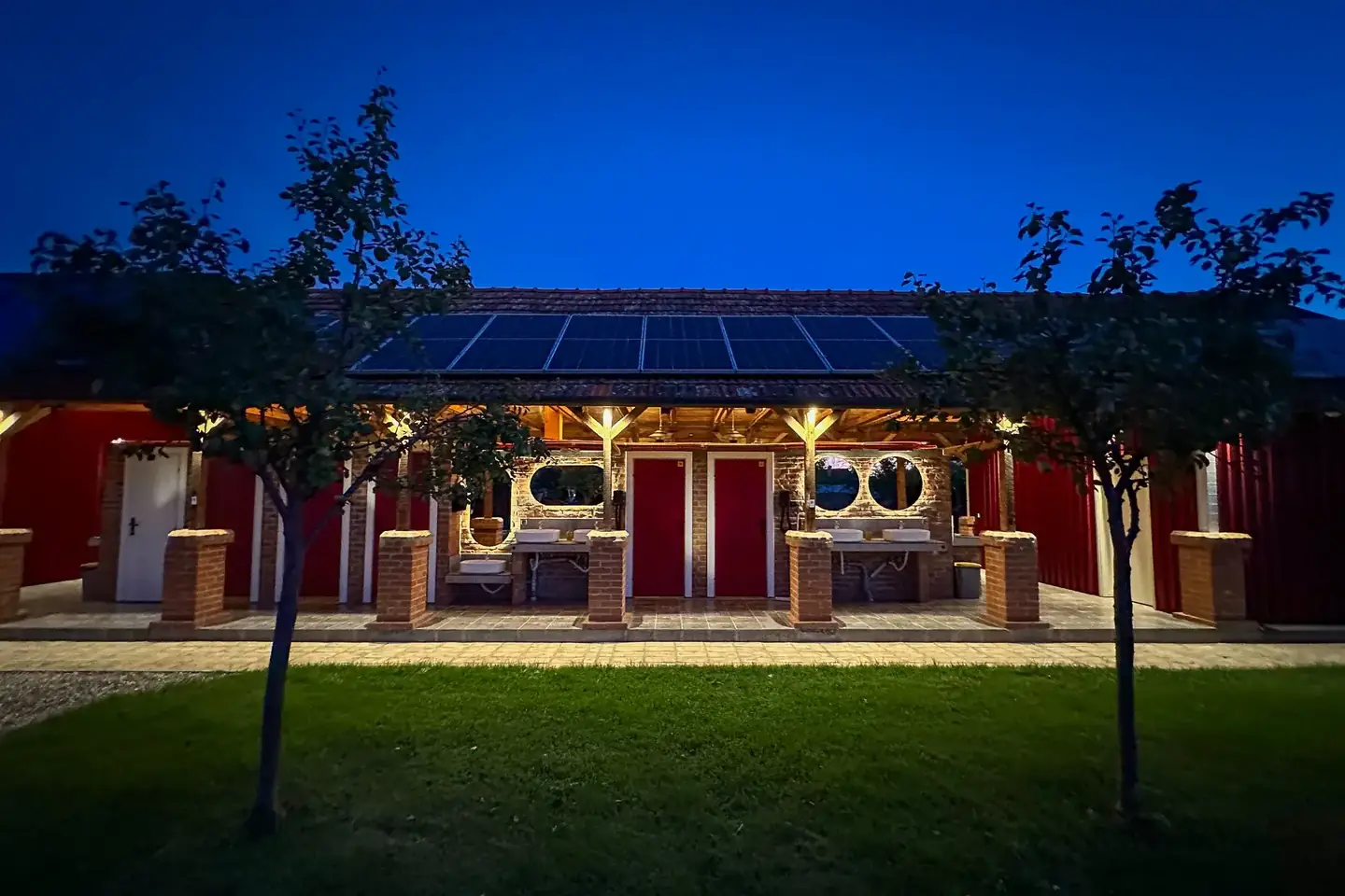 Modern sanitary facilities night