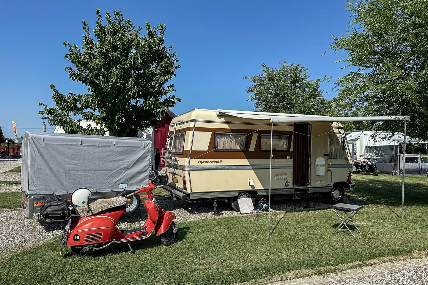 Vintage caravan retro lifestyle